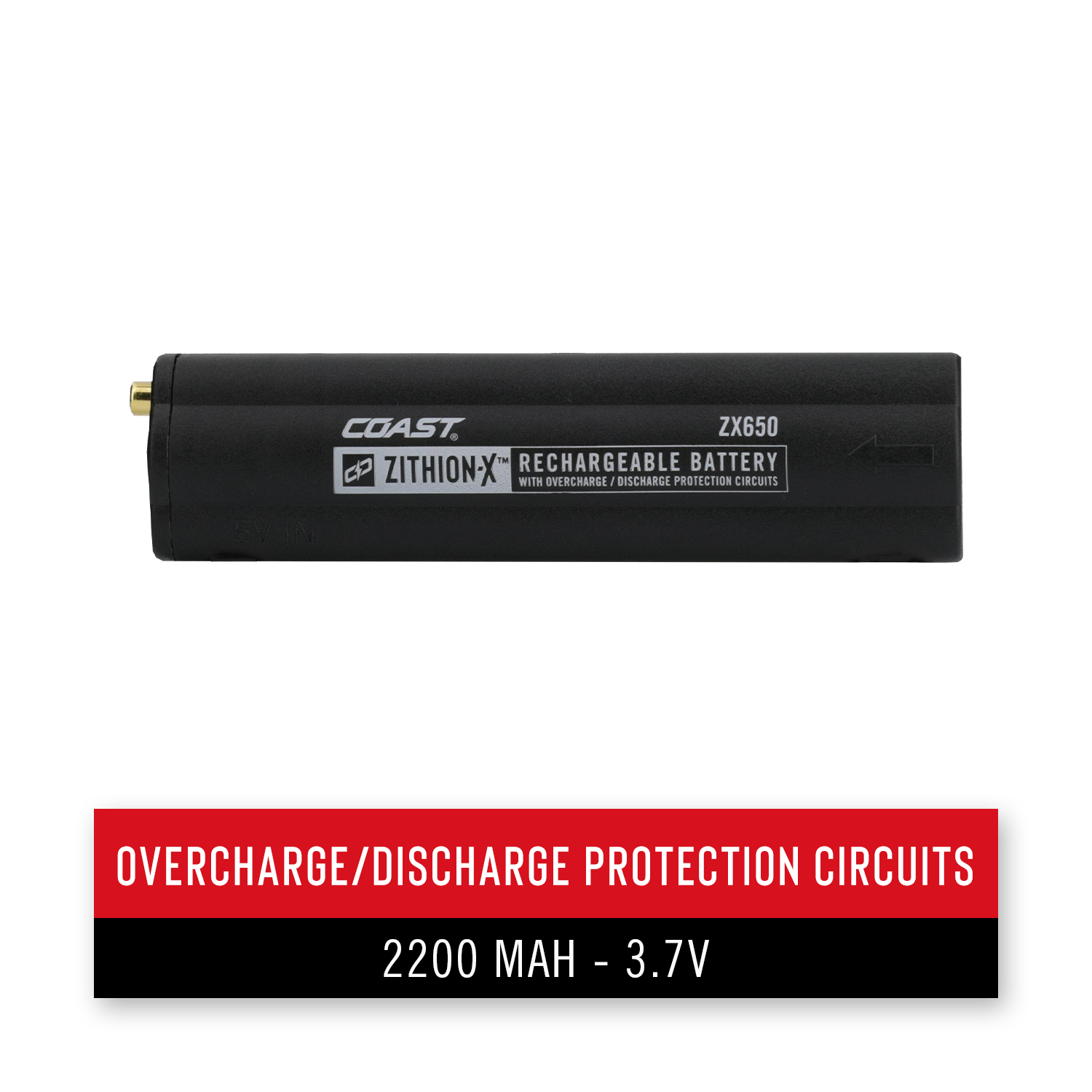 COAST ZX650 Polysteel 700 ZITHION-X Li-Ion Rechargeable Battery