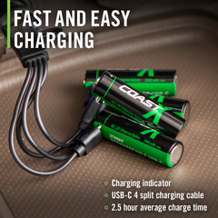 ZITHION-X AA Rechargeable Batteries