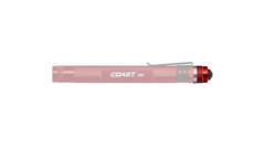 COAST G20 red 4 inch LED inspection light replacement pocket clip, side photo.